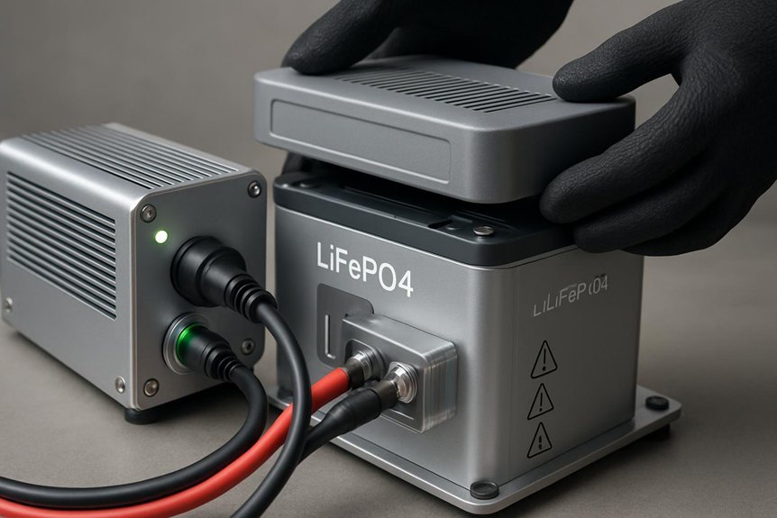 safe disciplined lifepo4 charging setup