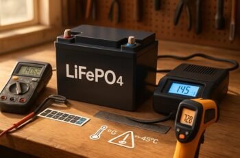 Safe Charging Temperatures for LiFePO4 Batteries and Chargers