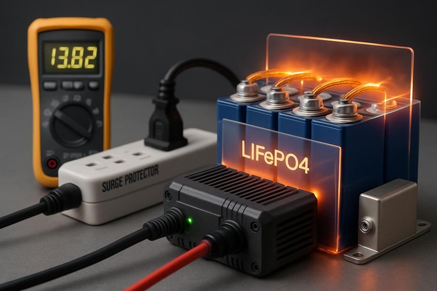 spike effects on lifepo4 systems