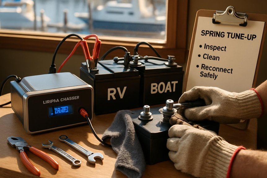 spring tune up inspect clean reconnect