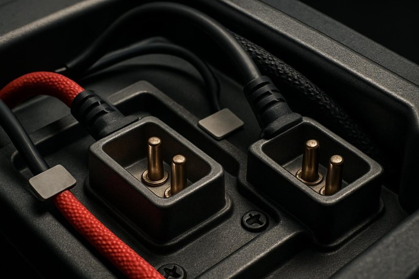wear inspection of connectors and enclosure surfaces