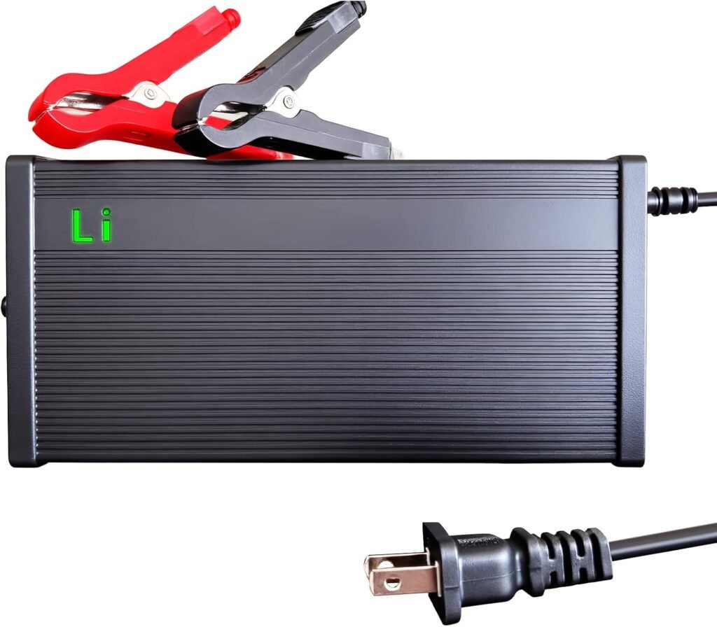12V 15A Lithium Battery Charger 14.6V LiFePO4 Battery Charger, 3-Stage Smart Charger with LED Indicator, Multi-Protection, High Charging Efficiency, Special for 12V Lithium Iron Phosphate Battery 12V 15A Lithium Battery Charger 14.6V LiFePO4 Battery Charger, 3-Stage Smart Charger with LED Indicator, Multi-Protection, High Charging Efficiency, Special for 12V Lithium Iron Phosphate Battery
