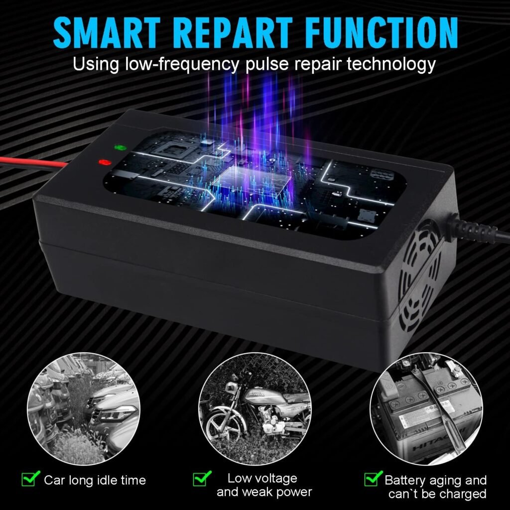 LiFePO4 Lithium 48V 10A Battery Charger for Lithium Iron Phosphate/Lifepo4 Battery, Golf Cart Battery Maintainer Volt Smart Fully Automatic Trickle Charger with Deep Cycle Safety Protection LiFePO4 Lithium 48V 10A Battery Charger for Lithium Iron Phosphate/Lifepo4 Battery, Golf Cart Battery Maintainer Volt Smart Fully Automatic Trickle Charger with Deep Cycle Safety Protection