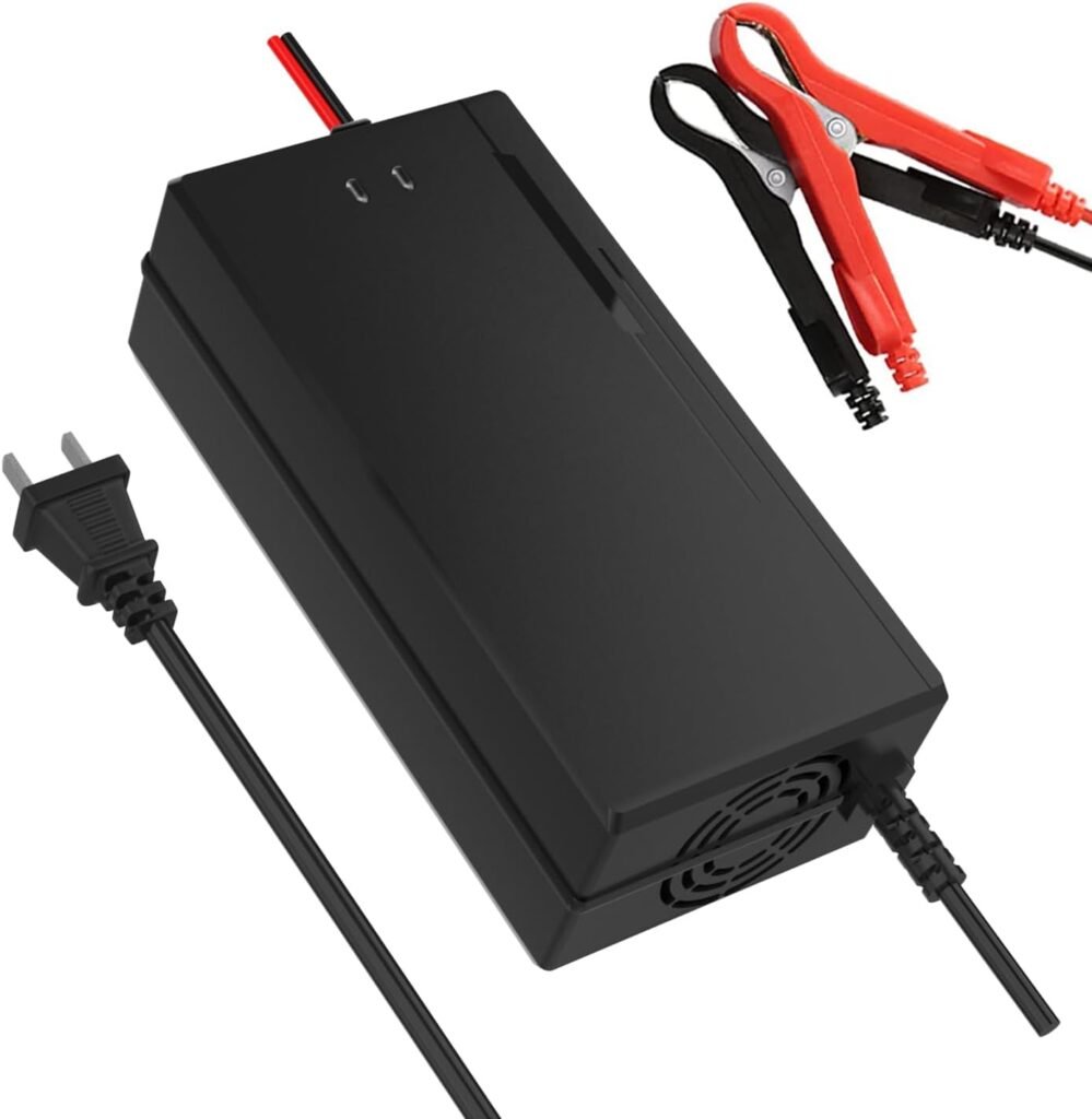 LiFePO4 Lithium 48V 10A Battery Charger for Lithium Iron Phosphate/Lifepo4 Battery, Golf Cart Battery Maintainer Volt Smart Fully Automatic Trickle Charger with Deep Cycle Safety Protection LiFePO4 Lithium 48V 10A Battery Charger for Lithium Iron Phosphate/Lifepo4 Battery, Golf Cart Battery Maintainer Volt Smart Fully Automatic Trickle Charger with Deep Cycle Safety Protection