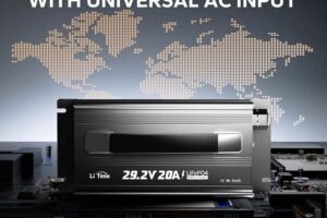 LiTime 24V 20A LiFePO4 Battery Charger, 29.2V Smart Charger with 0V Activation Function Review