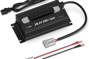 LiTime 24V 20A Lithium Battery Charger, 0V Activation, 29.2V Output AC-DC